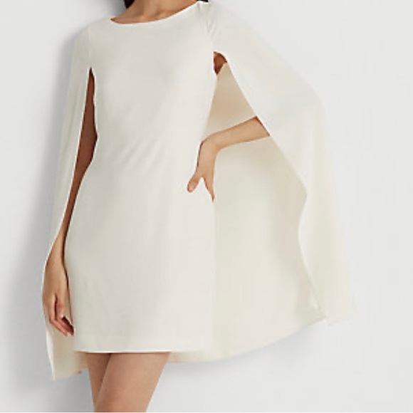 Brand new - Ralph Lauren Cape Georgette Cocktail Dress - Picture 2 of 9